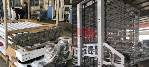 Qatar client automatic toilet tissue rolls accumulator finished shipment !