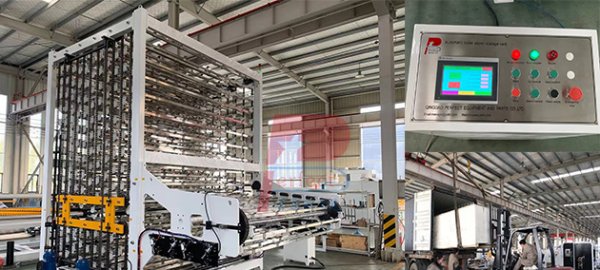 Toilet tissue paper rolls manufacturing machines shipped to America