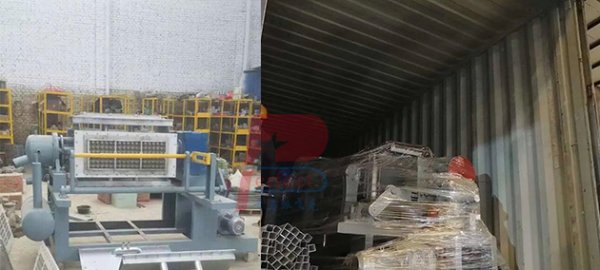 1500 pieces per hour paper pulp egg tray moulding machine ship to Malawi