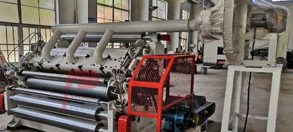 electric heating corrugated cardboard making single facer machine delivery to Africa