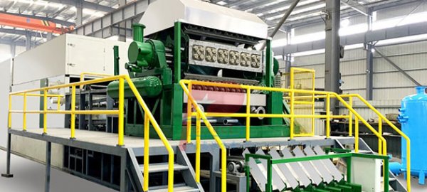 Small home business investment ideas to make paper pulp poultry egg carton box crate flat trays fruit portion trays kidney trays by recycling waste paper OCC