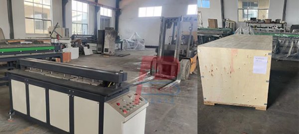 1500mm button control PP PE sheet welding machine shipped to Russia