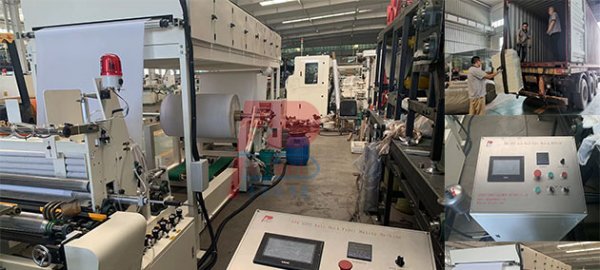 2022 automatic neck paper roll making machine from Qingdao Perfect finished shipment to Turkey