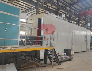 Paper pulp egg flat tray making machine metal oven dryer