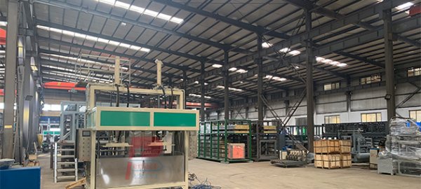 Industrial paper pulp tray coffee cup holder tray making machine in Thailand