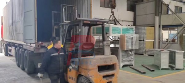 Qingdao Perfect industrial paper tray medical kidney tray bed pan tray making machine shipped to UK