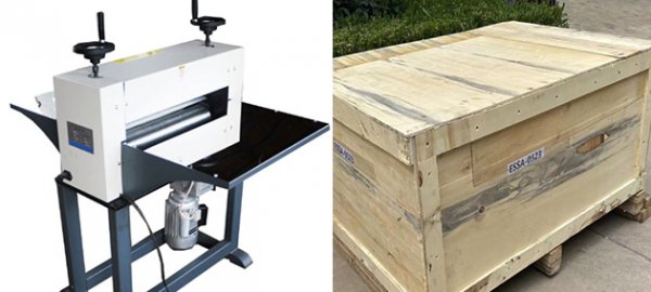 Popular in Europe America desktop small roller die cutting machine shipped to Russia