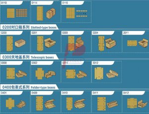 Automatic corrugated cardboard carton box making machine