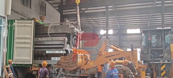 2024 new 8-8 automatic egg tray making machine with metal dryer shipped to Philippine