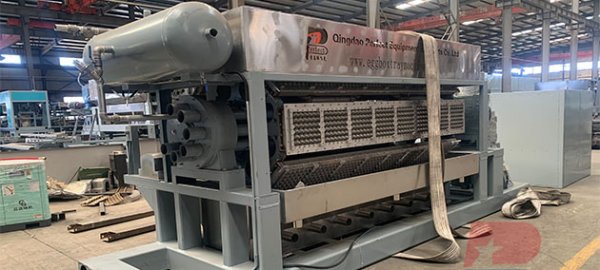 2025 new designed automatic egg tray making machine popular in Indonesia