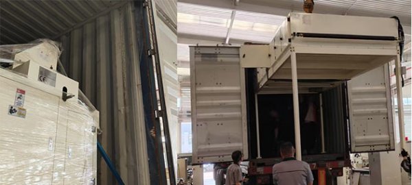 CE automatic neck paper rolls making machine shipped to Turkey