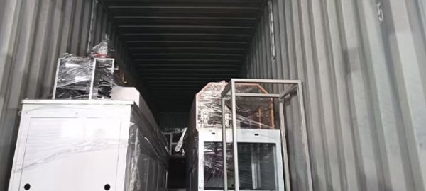 Automatic craft paper angle board protector corner making machine finished shipment to South America