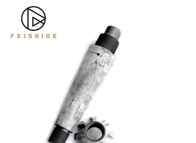 Graphite rotor for degassing 