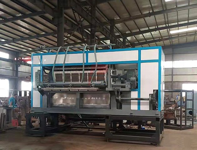 Máquina automática para fabricar bandejas planas para huevos - 8