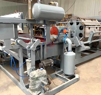 Máquina para fabricar bandejas de huevos pequeñas