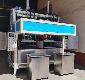 Máquina para fabricar bandejas de embalaje industriales