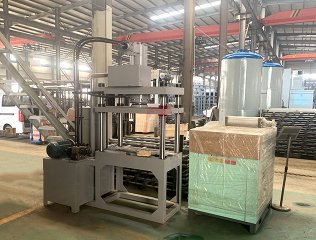 Máquina de prensado en caliente de bandejas de pulpa - 8