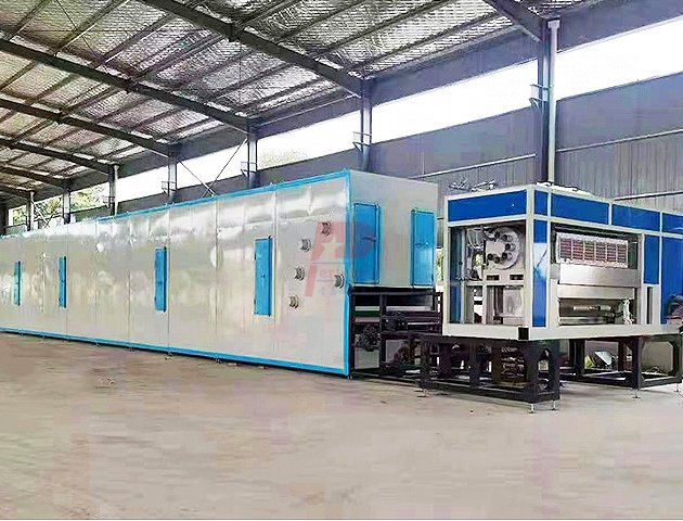 Máquina automática para fabricar bandejas planas para huevos - 8