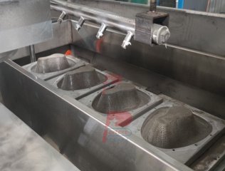 Máquina para fabricar bandejas de riñón de papel para suministros médicos desechables - 8