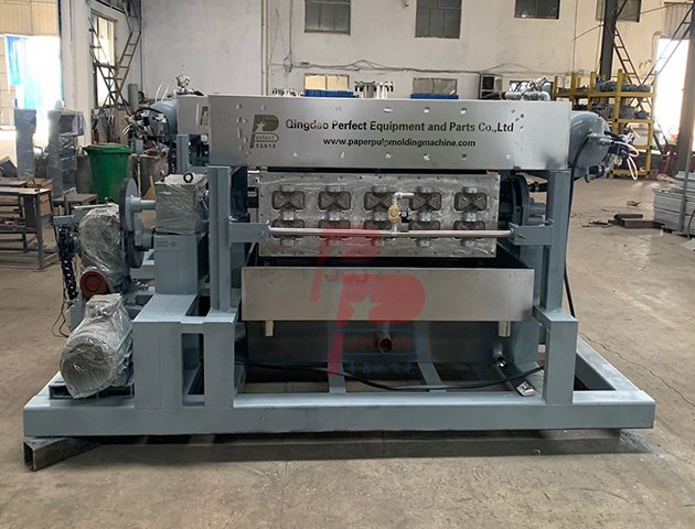 Máquina automática para fabricar bandejas portavasos de café con pulpa de papel - 8