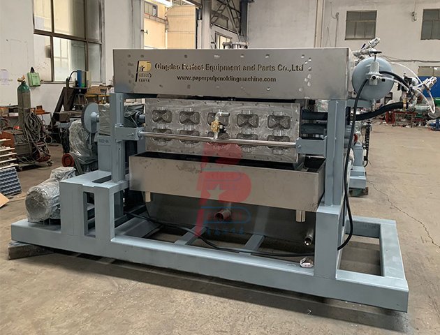 Máquina automática para fabricar bandejas portavasos de café con pulpa de papel - 8