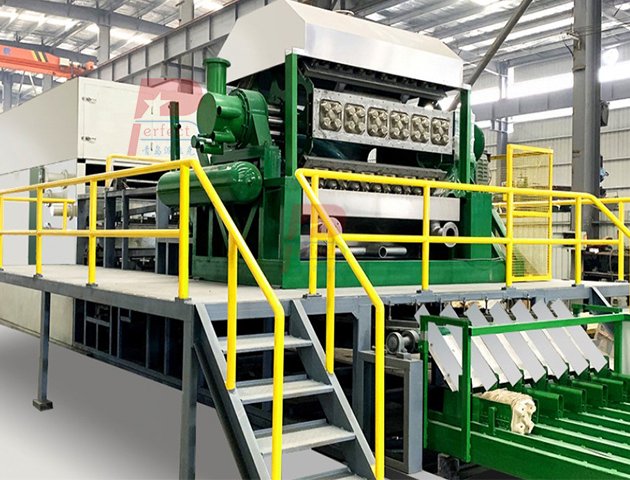 Popular en América del Sur Máquina automática para fabricar bandejas para cajas de huevos - 8