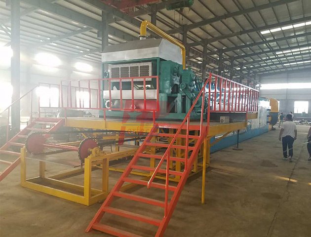 Máquina automática para fabricar bandejas de huevos de 3000 piezas por hora - 8