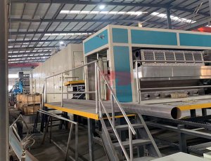 Línea de producción automática de bandejas de huevos de papel de 7000 piezas por hora