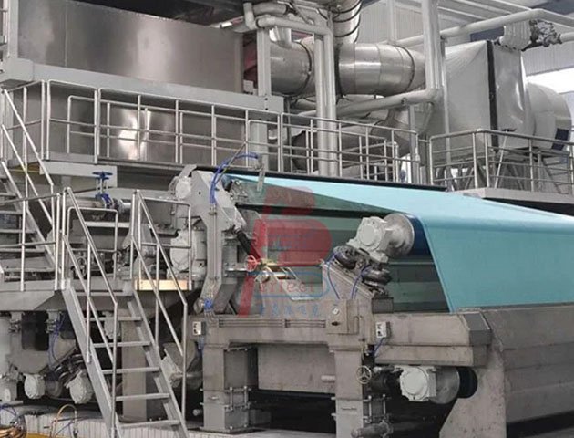 Máquina para fabricar papel higiénico de alta velocidad con forma de media luna 2850 - 8