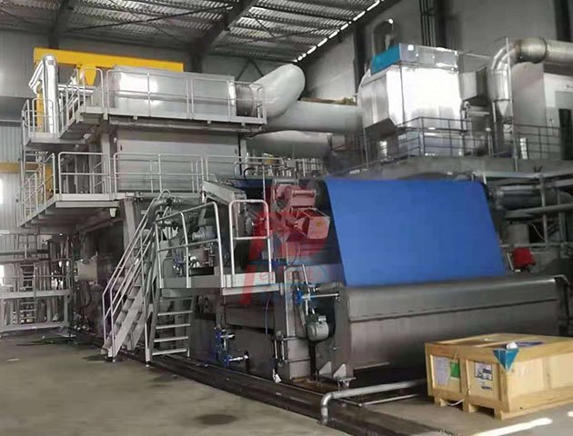 Máquina para fabricar papel higiénico de alta velocidad con forma de media luna 2850 - 8