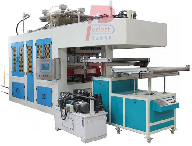 Máquina para fabricar platos de vajilla caja de hamburguesas con tapa de taza fiambrera moldeada de fibra de pulpa - 8