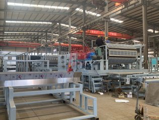 Máquina para fabricar bandejas planas de huevos totalmente automática de 10000 piezas por hora - 8