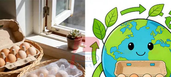 ¿Por qué se considera que los envases de cartón desechables para huevos son la tendencia del futuro en el envasado de huevos?