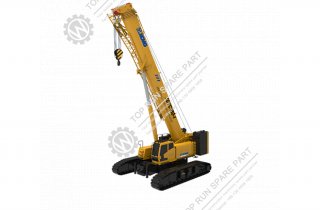 Tracked crane travel system