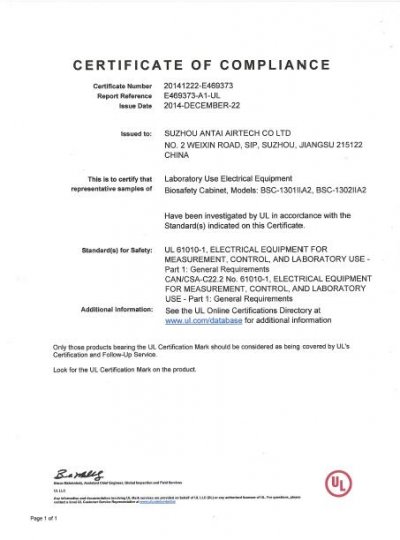 Biosafety Cabinets & Clean Bench